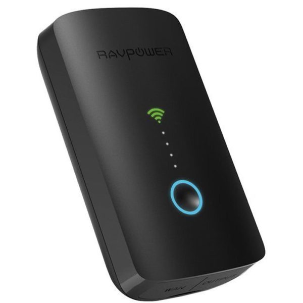 روتر بی سیم و پاوربانک راوپاور مدل RP-WD03 ظرفیت 6000 میلی آمپرساعت