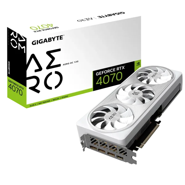 کارت گرافیک گیگابایت مدل GV-N4070AERO OC-12GD Rev1.0
