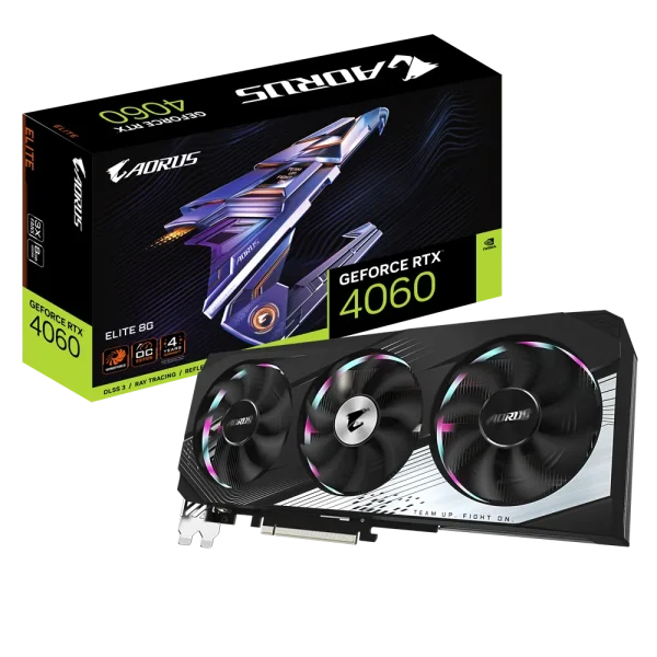 کارت گرافیک گیگابایت مدل GV-N4060AORUS E-8GD Rev1.0