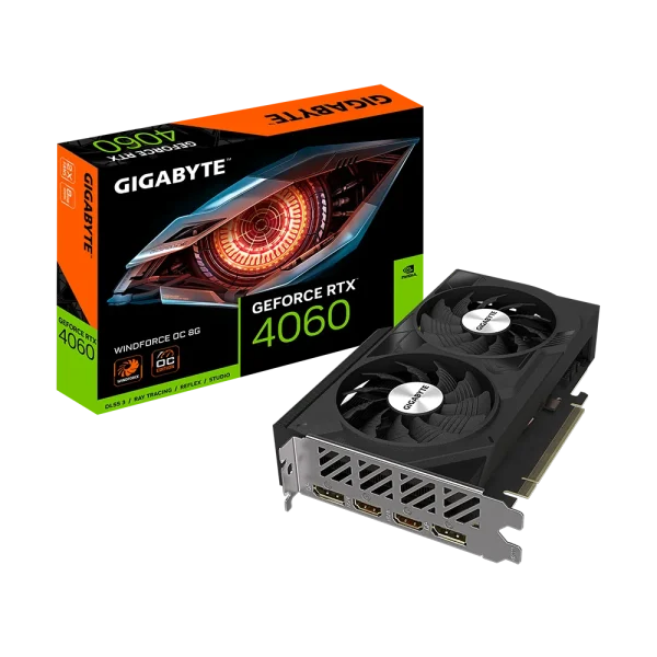 کارت گرافیک گیگابایت مدل GeForce RTX™ 4060 WINDFORCE OC 8G