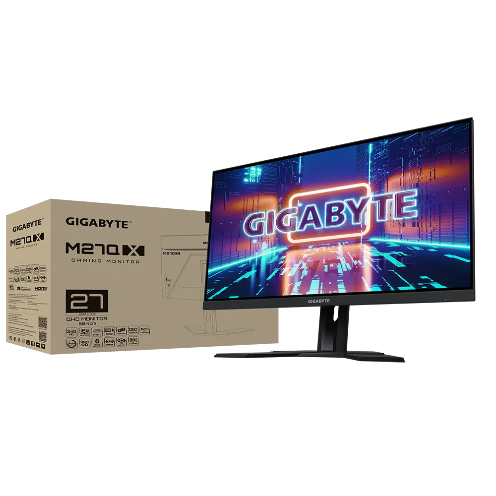 مانیتور 27 اینچ گیمینگ گیگابایت مدل M27Q X-EK Gaming Monitor 1 مانیتور 27 اینچ گیمینگ گیگابایت مدل M27Q X-EK Gaming Monitor