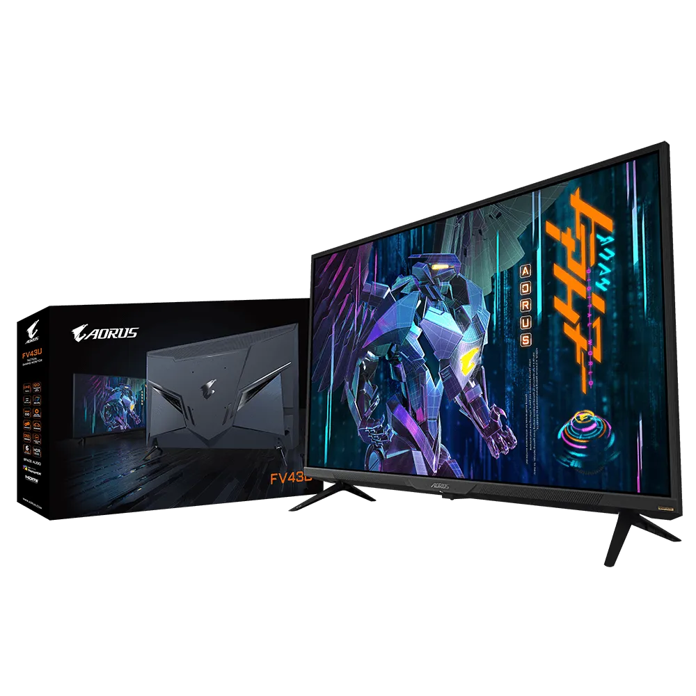 مانیتور 43 اینچ گیمینگ گیگابایت مدل AORUS FV43U-EK