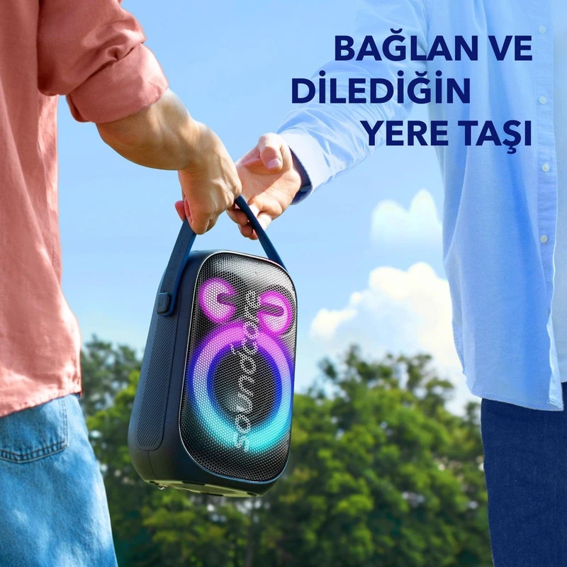 اسپیکر بلوتوثی قابل حمل انکر مدل Sound core Rave Neo 2 A33A1 2 اسپیکر بلوتوثی قابل حمل انکر مدل Sound core Rave Neo 2 A33A1