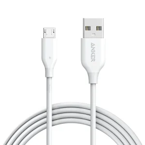 کابل تبدیل USB به MicroUSB انکر A8133 PowerLine طول 1.8 متر