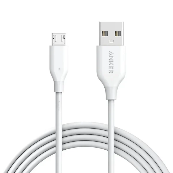 کابل تبدیل USB به MicroUSB انکر مدل A8133 PowerLine طول 1.8 متر