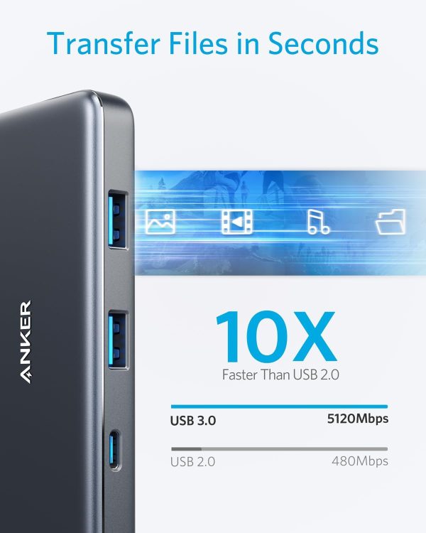 هاب 7 پورت USB-C انکر مدل A8371 7-in-1