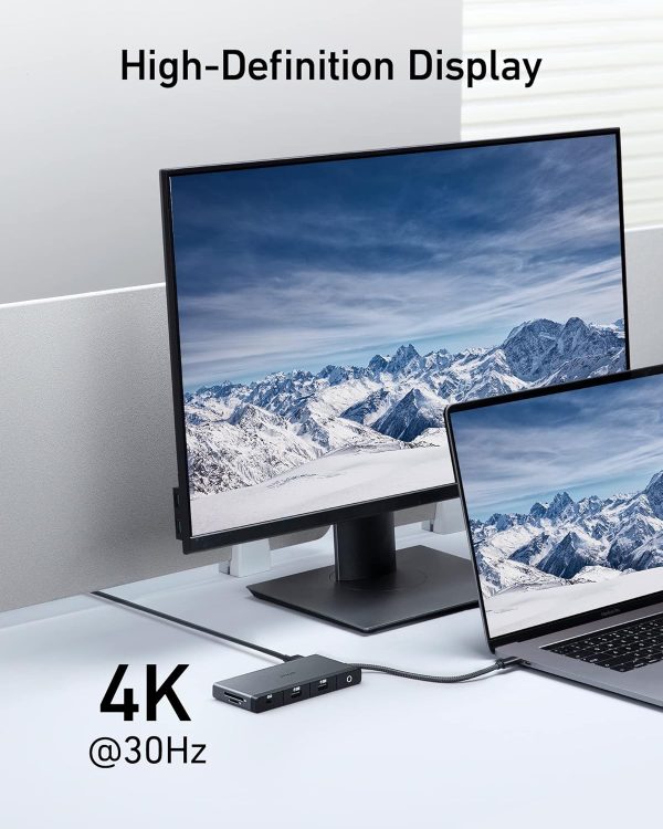 هاب 9 پورت USB-C انکر مدل USB-C Hub 9-in-1/4K HDMI A8373