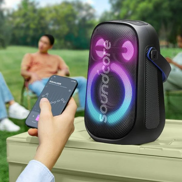 اسپیکر بلوتوثی قابل حمل انکر مدل Sound core Rave Neo 2 A33A1 7 اسپیکر بلوتوثی قابل حمل انکر مدل Sound core Rave Neo 2 A33A1