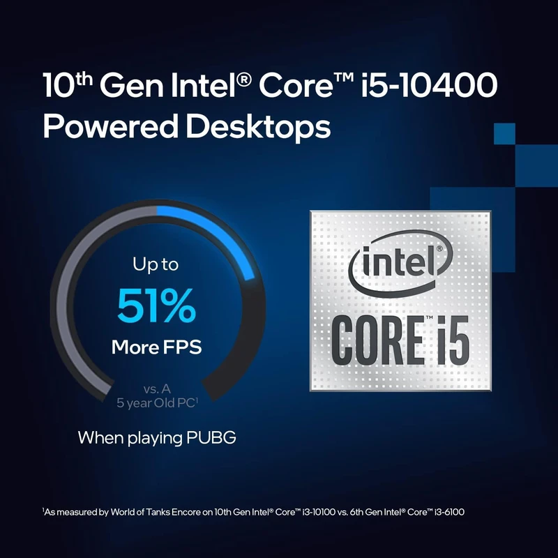 پردازنده مرکزی اینتل سری Comet Lake مدل CORE I5-10400