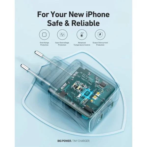 شارژر دیواری 20 وات آکی مدل PA-R1S