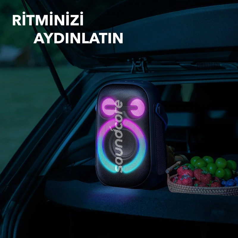 اسپیکر بلوتوثی قابل حمل انکر مدل Sound core Rave Neo 2 A33A1 12 اسپیکر بلوتوثی قابل حمل انکر مدل Sound core Rave Neo 2 A33A1