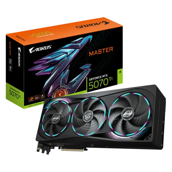 کارت گرافیک Gigabyte GeForce RTX 5070 Ti WINDFORCE OC SFF 16G (مدل GV-N507TWF3OC-16GD)