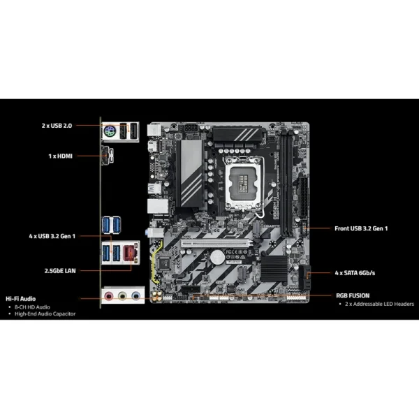 مادربرد گیگابایت مدل B860M H