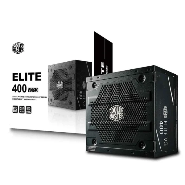 منبع تغذیه کامپیوتر کولر مستر مدل ELITE 400W - V3