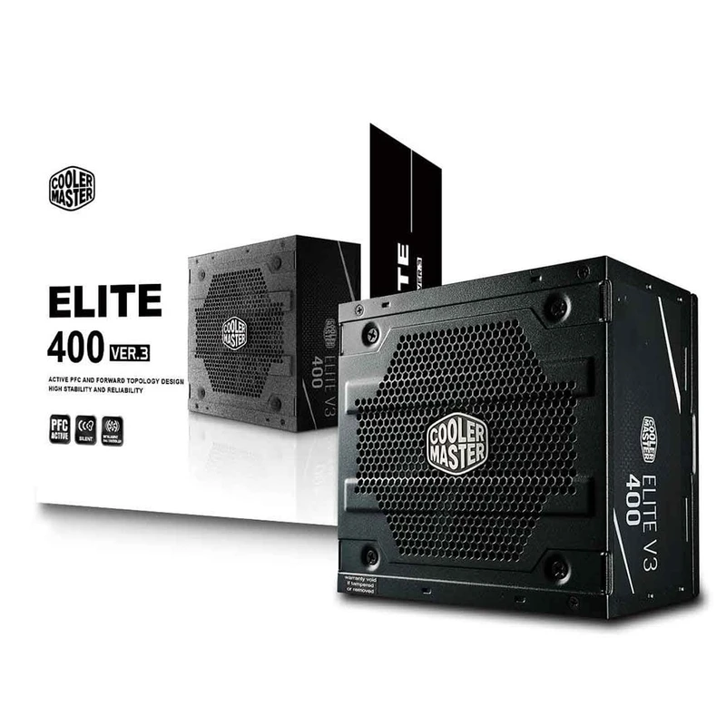 منبع تغذیه کامپیوتر کولر مستر مدل ELITE 400W - V3