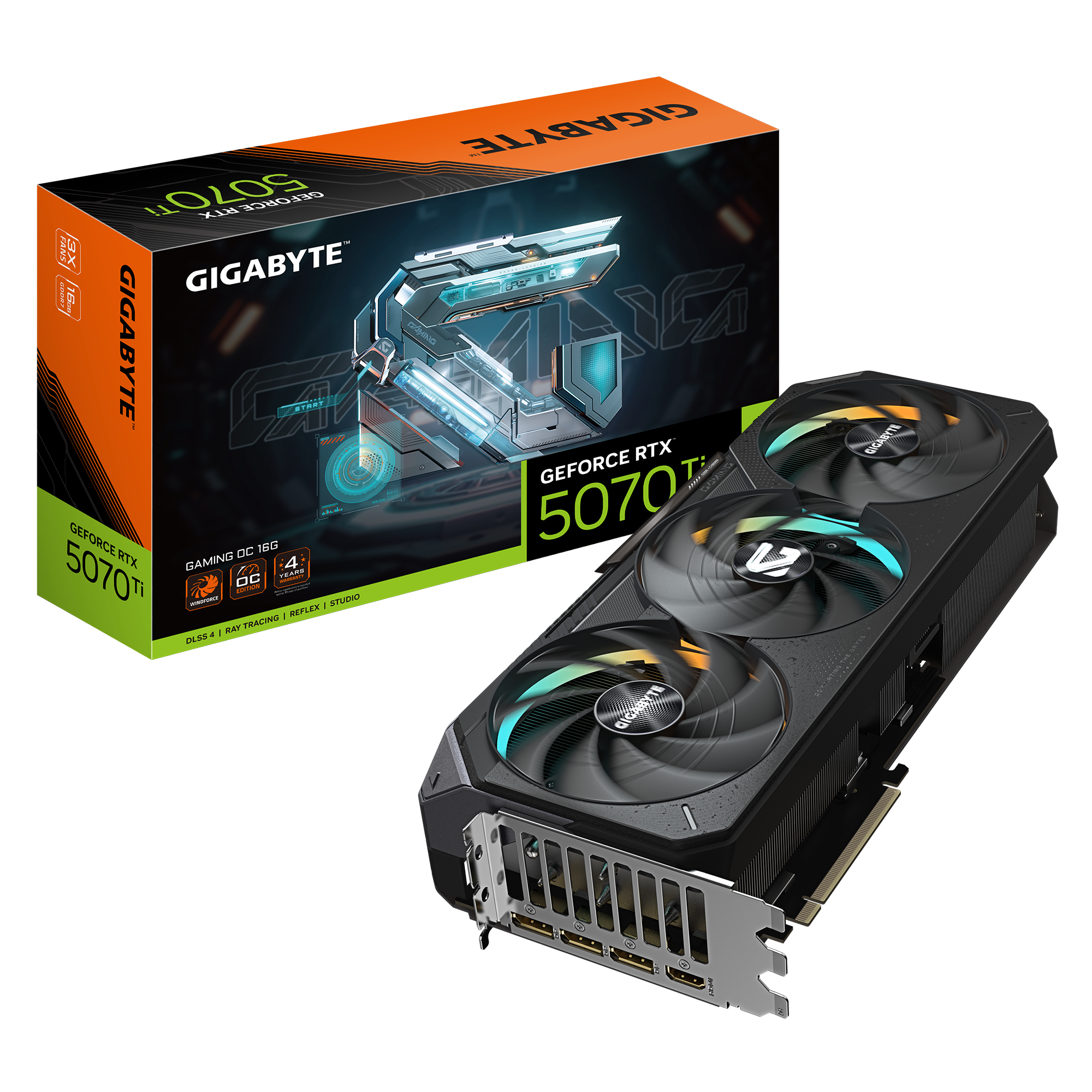 کارت گرافیک Gigabyte GeForce RTX 5070 Ti GAMING OC 16G (GV-N507TGAMING OC-16GD)