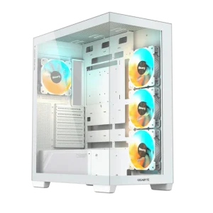 کیس گیمینگ گیگابایت C500 PANORAMIC STEALTH ICE 12 نمای پانورامیک کیس گیگابایت C500