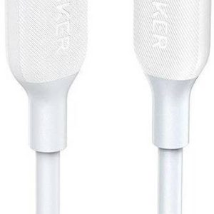 کابل USB-C به لایتنینگ انکر ANKER A8833H21 سفید 180 سانتی‌متر