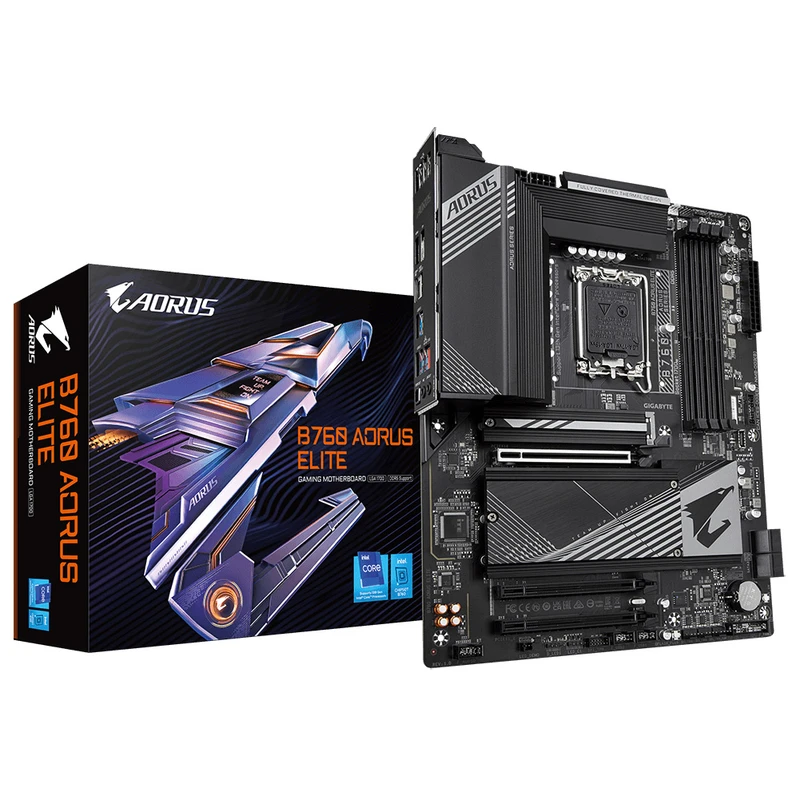 مادربرد گیگابایت مدل B760 AORUS ELITE Rev. 1.0 1 مادربرد گیگابایت مدل B760 AORUS ELITE Rev. 1.0