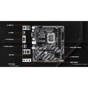 مادربرد گیگابایت مدل H810M H 10 مادربرد گیگابایت مدل H810M H